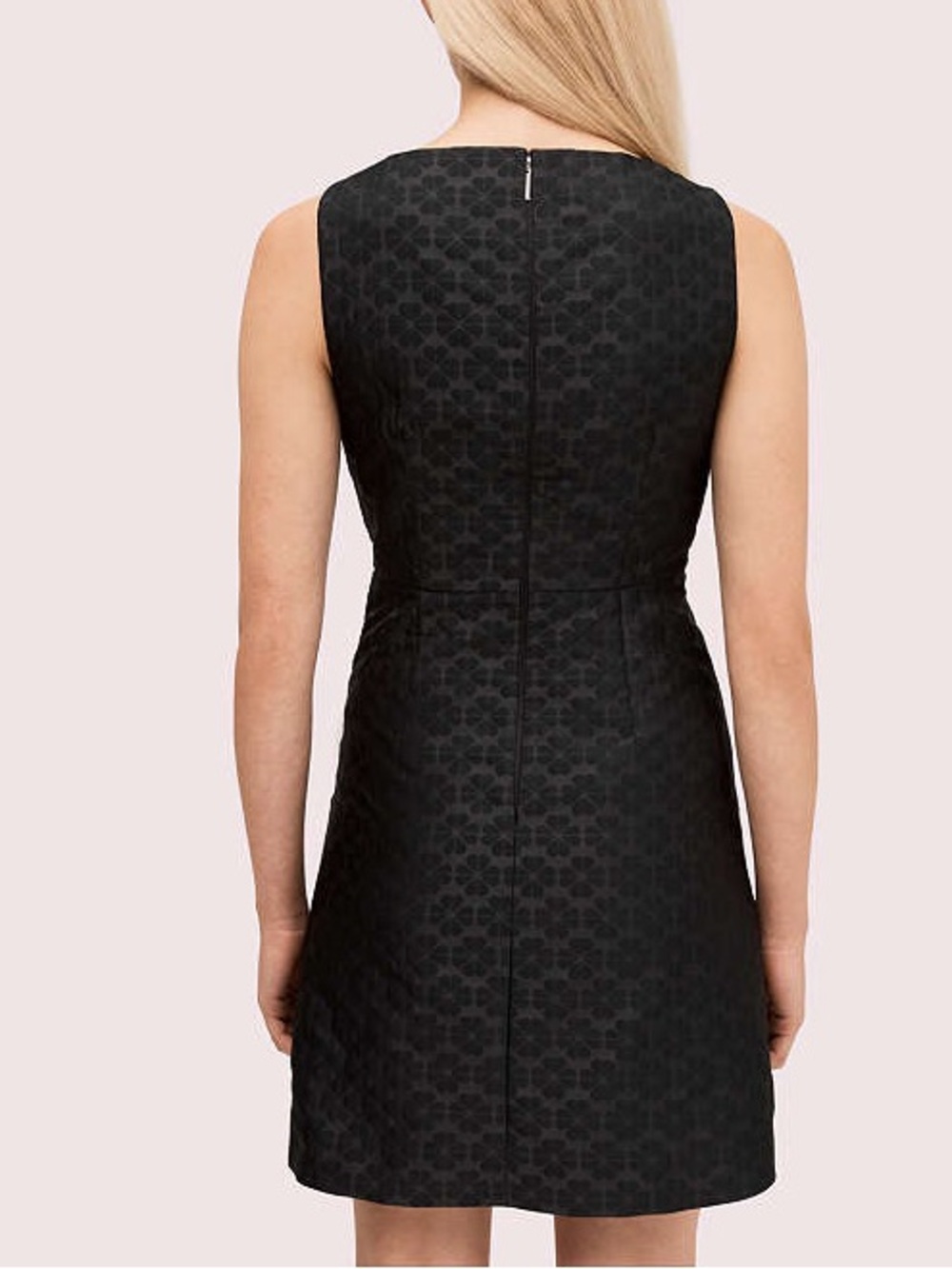 Kate Spade Black Spade flower Jacquard Dress - Picture 3 of 12